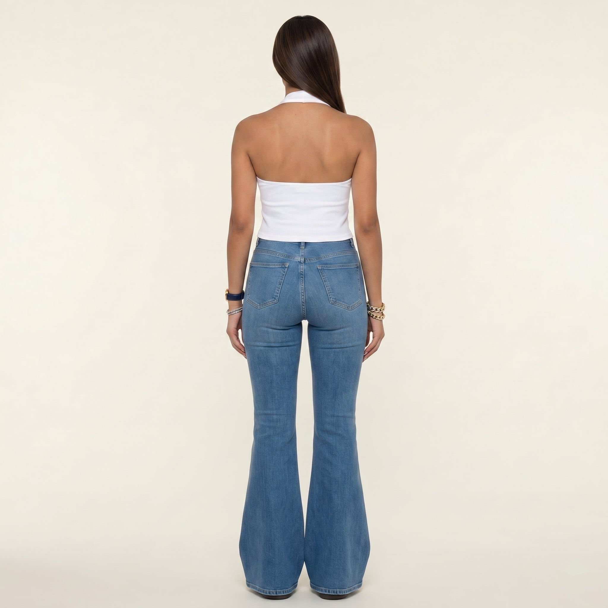 Button-Up Halter Top