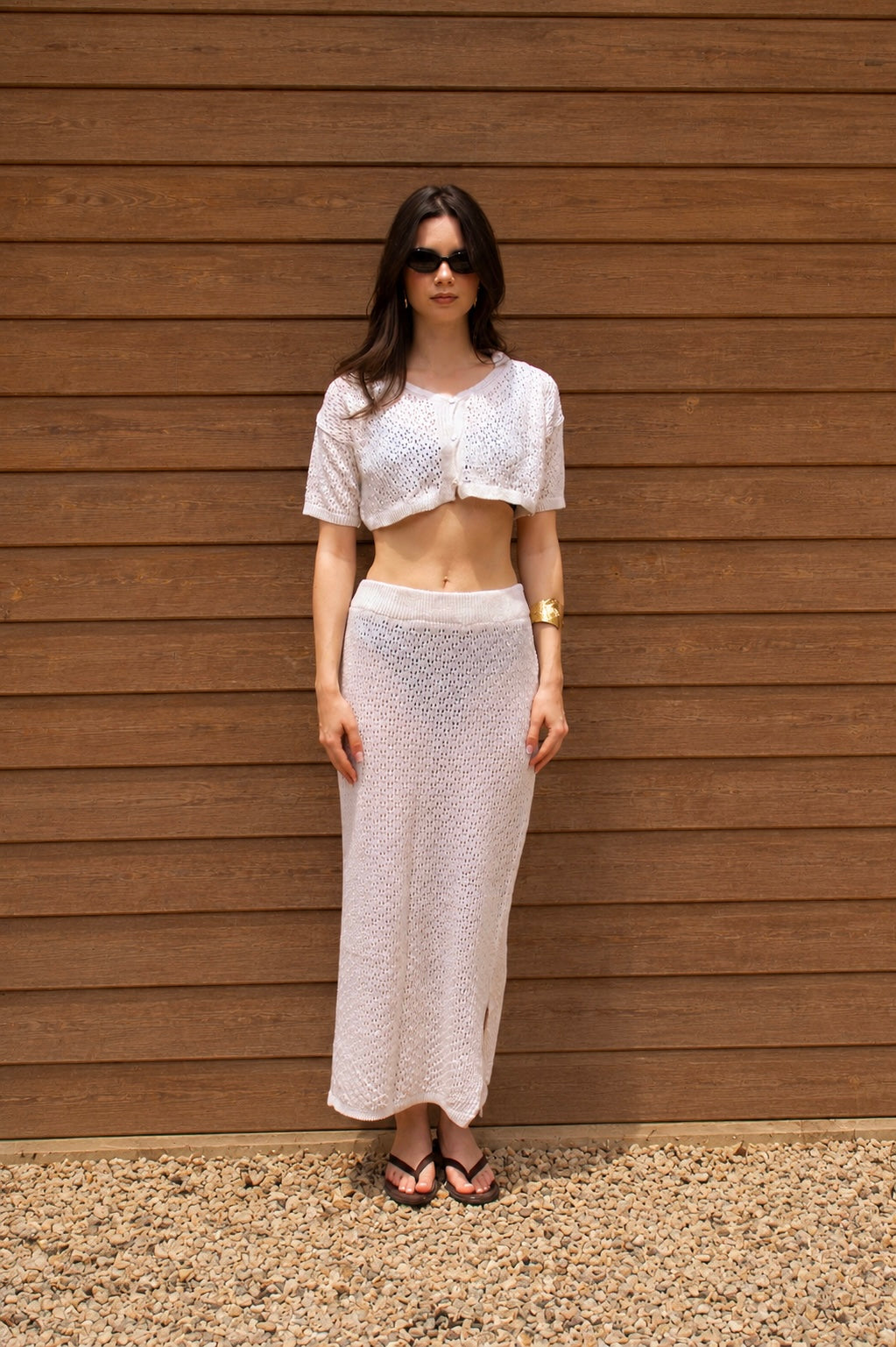 The Riviera Knit Set- Off White