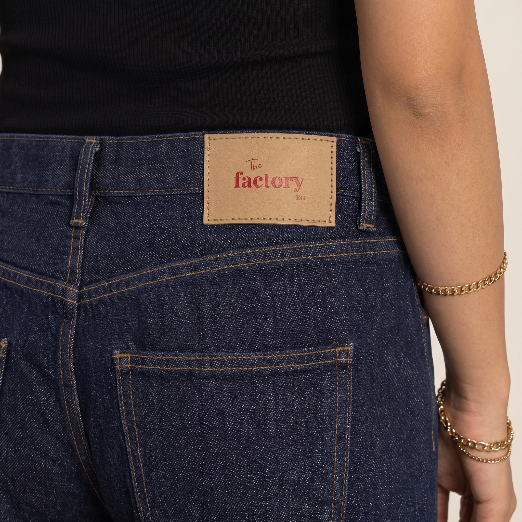 1-VANTAGE BAGGY DENIM - BLUE RAW