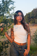 WHITE TANK TOP