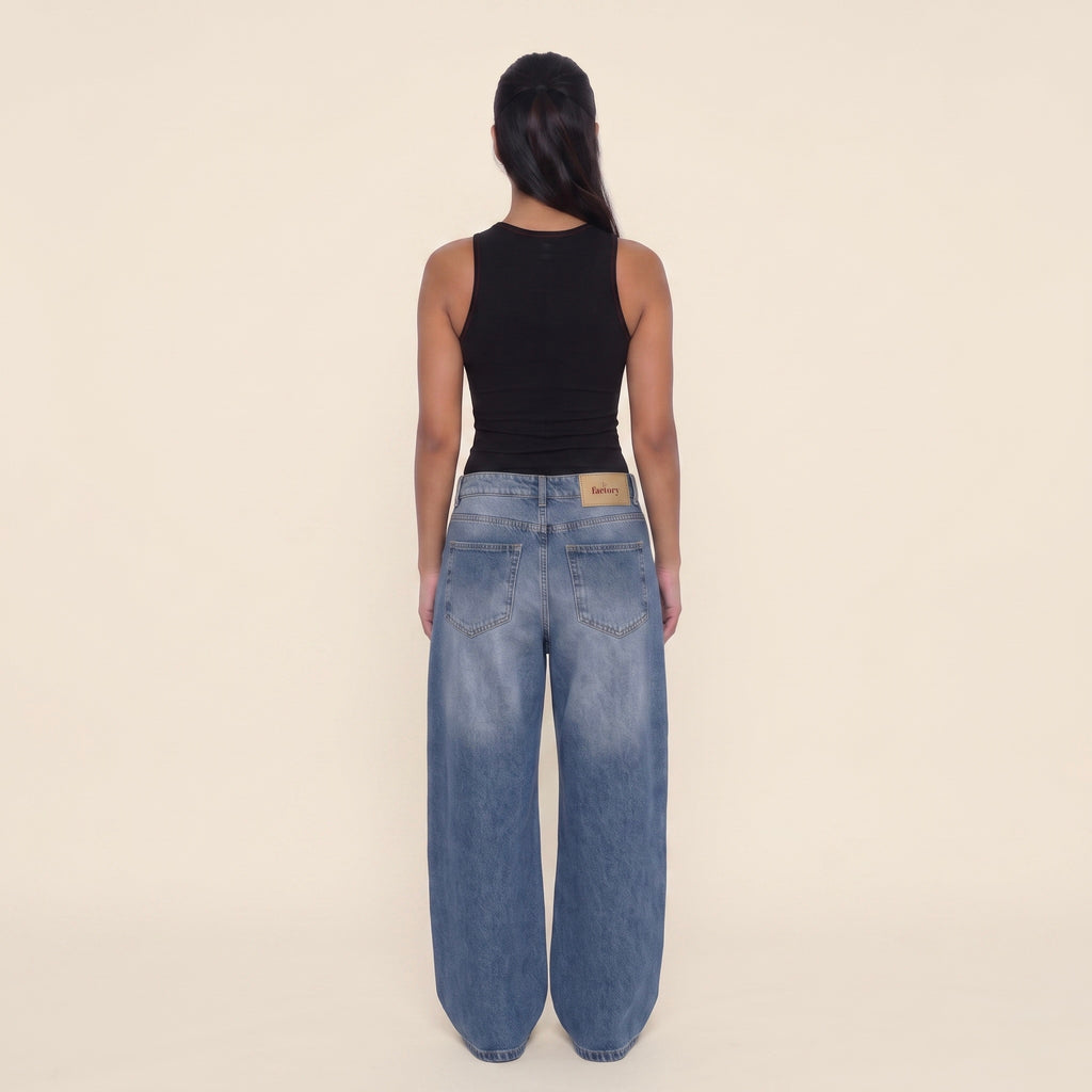 2-VANTAGE BAGGY DENIM - LIGHT BLUE