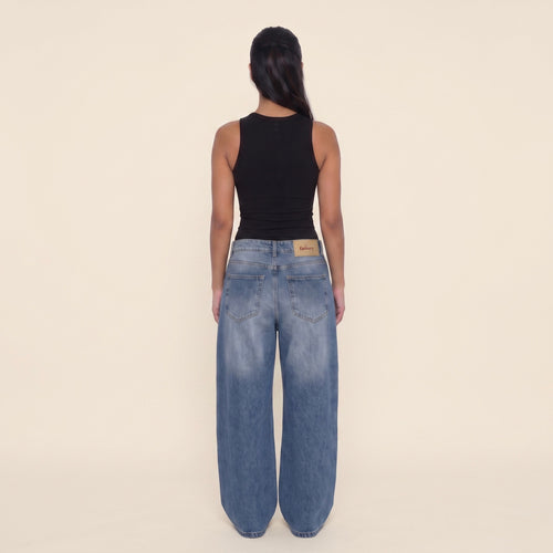 2-VANTAGE BAGGY DENIM - LIGHT BLUE