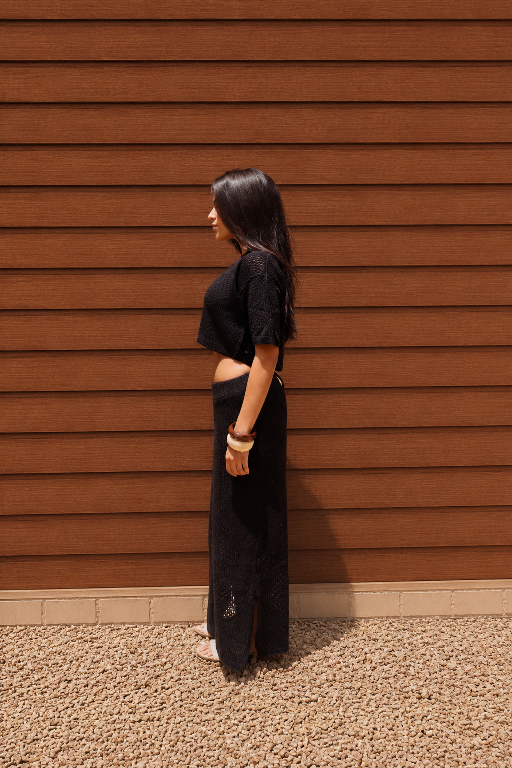 The Riviera Knit Set- Black