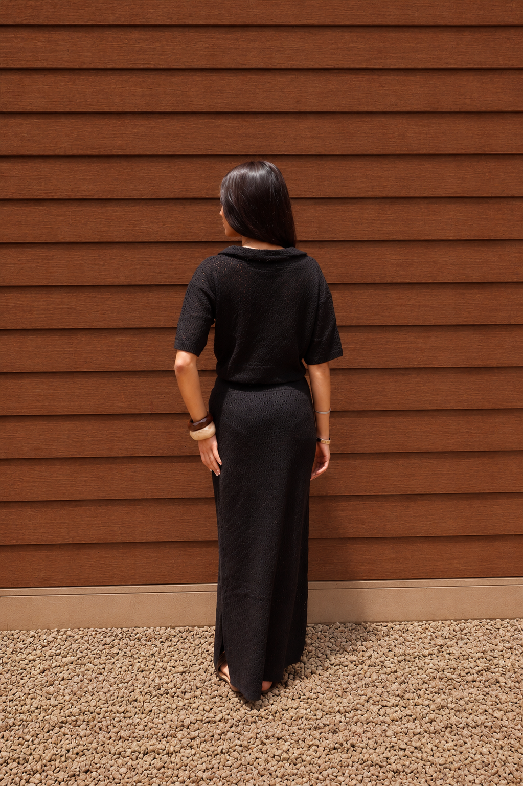 The Riviera Knit Set- Black
