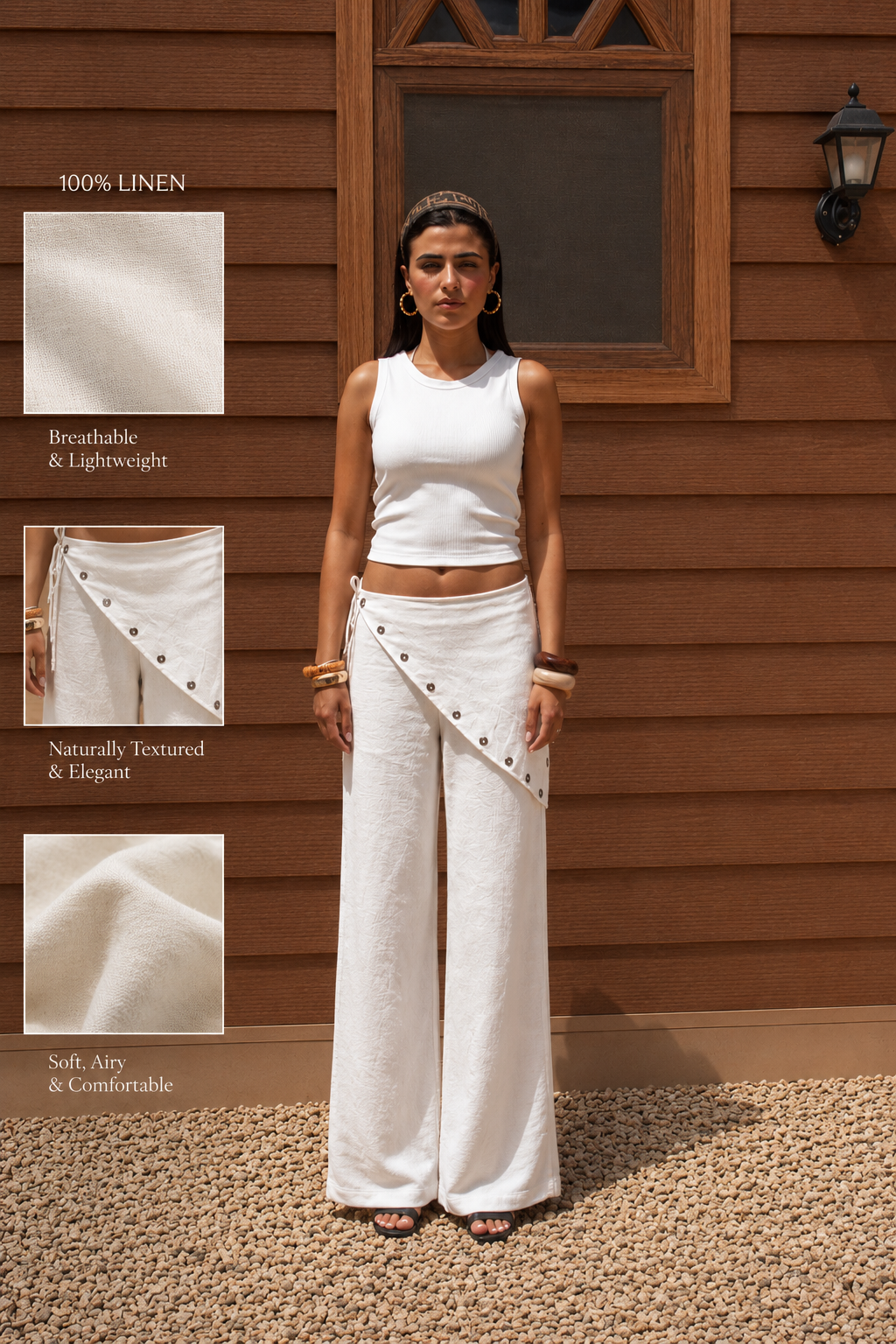 Eclipse Trousers- White