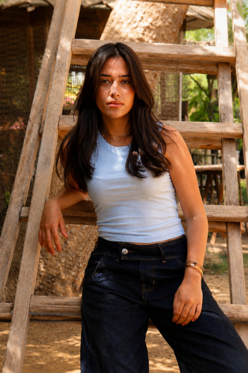BABY BLUE TANK TOP