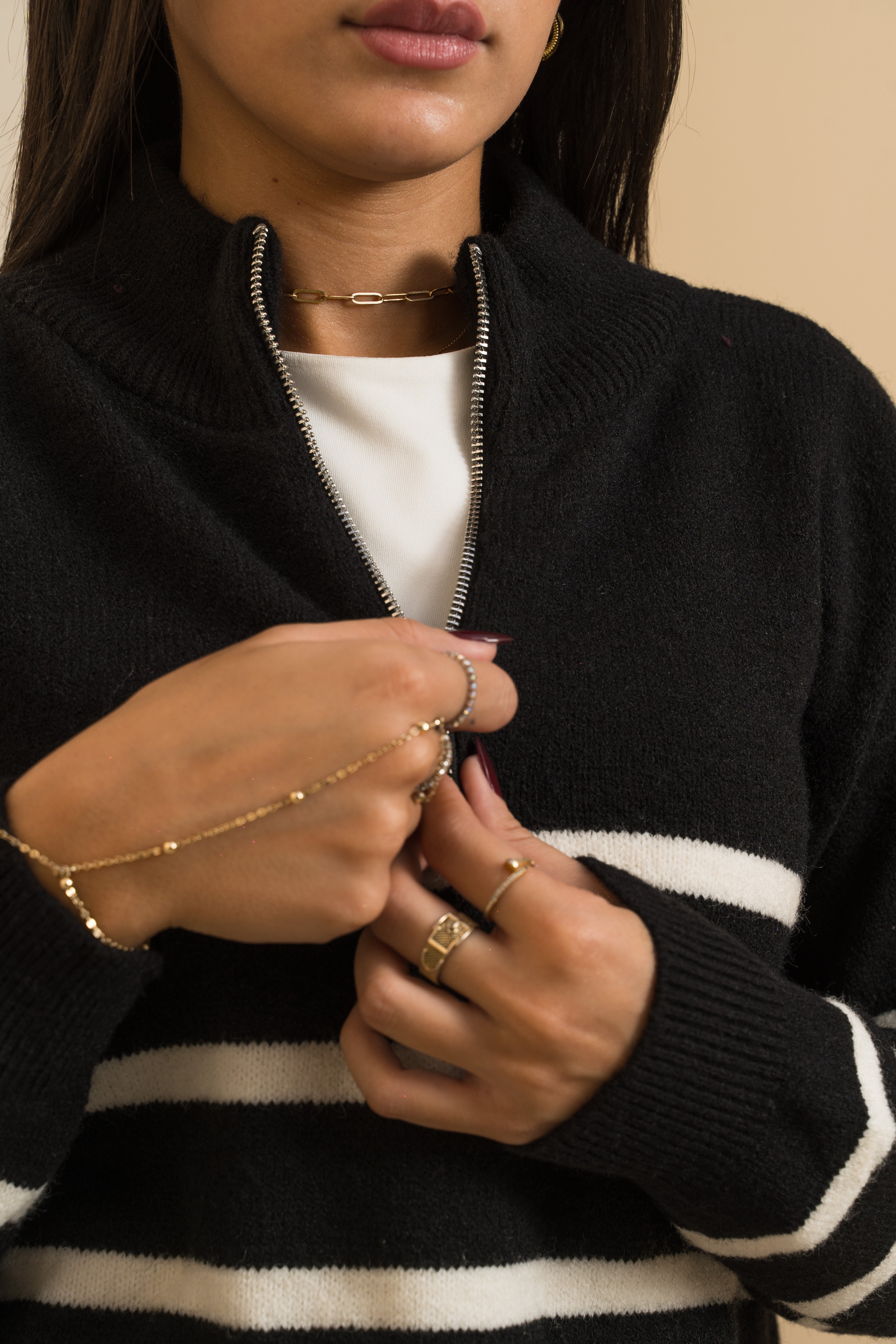 Relaxed Zip-Up
